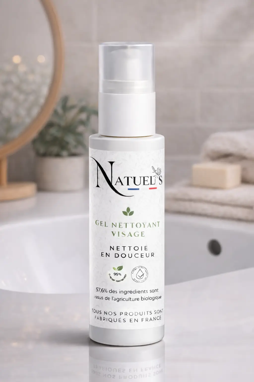 Gel nettoyant visage Natuelys
